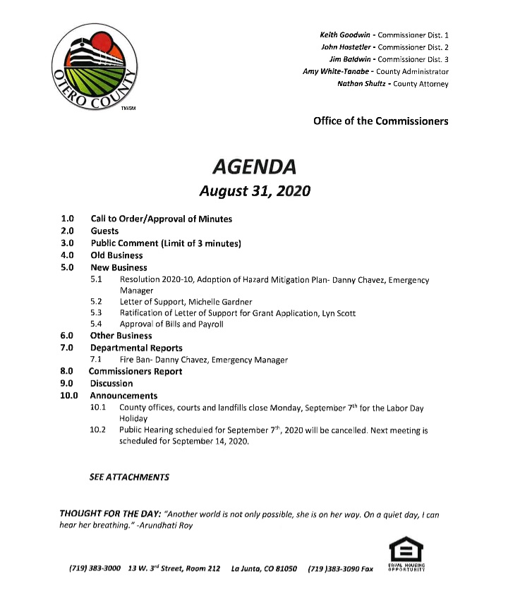 Otero County Commissioners seconews.org