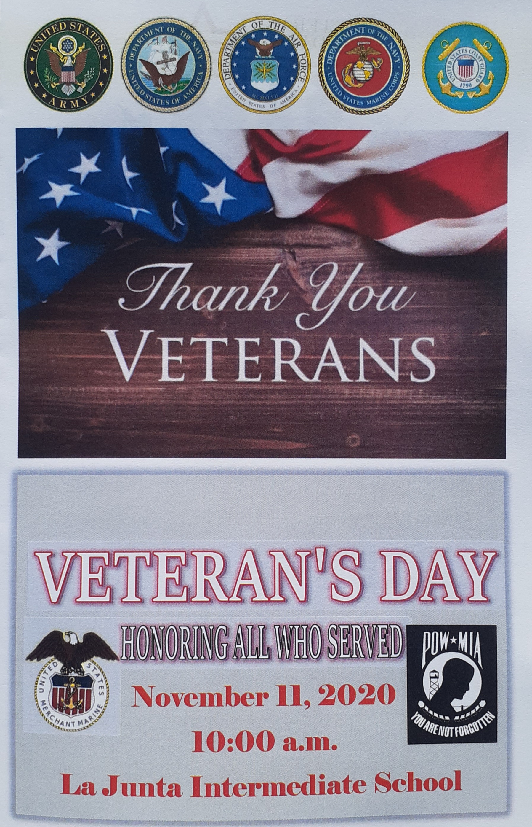 Veterans Day Flag Raising seconews.org