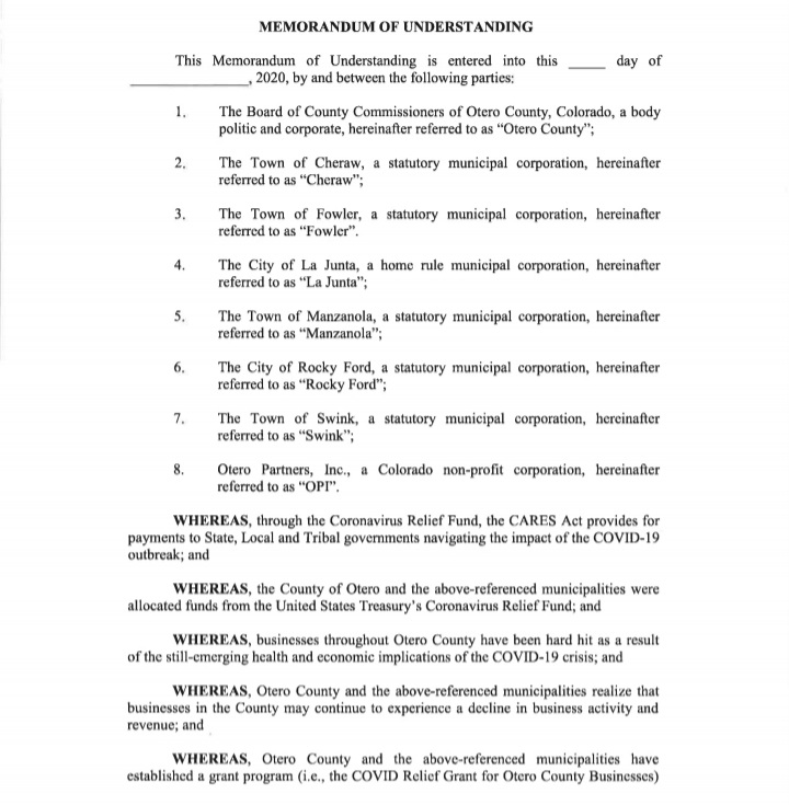 Otero County Commissioners Meeting seconews.org