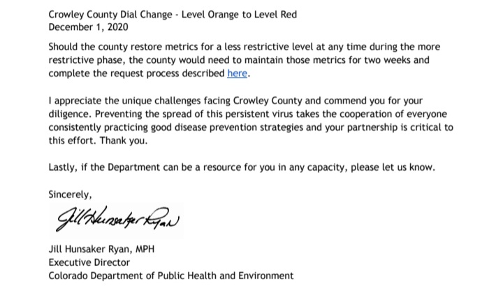 CDPHE Letter to OCHD seconews.org