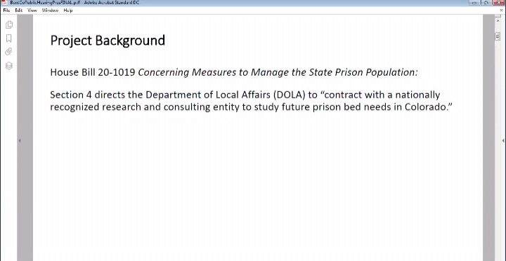 Bent County Corrections Public Input Hearing seconews.org