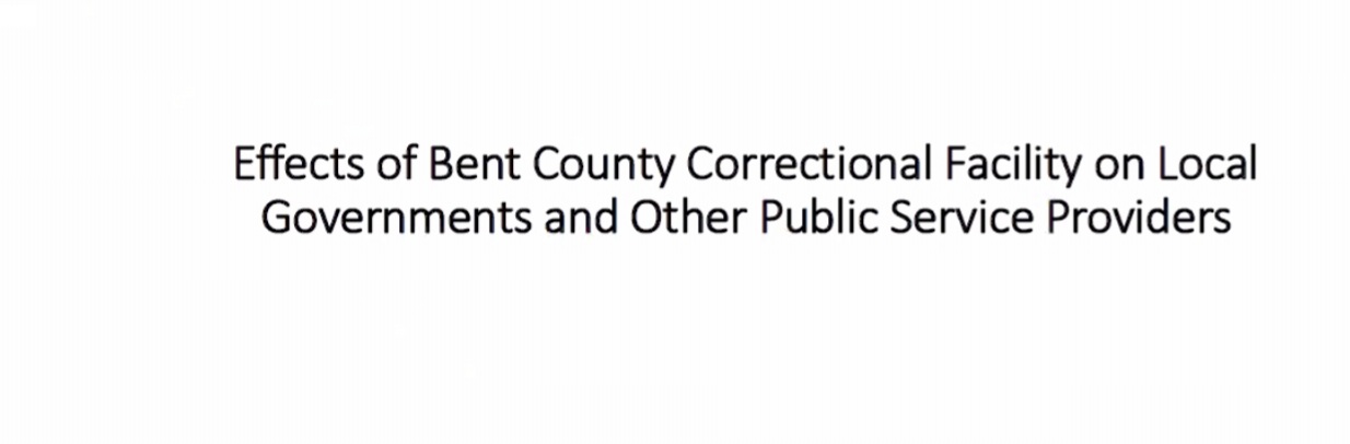 Bent County Corrections Public Input Hearing seconews.org