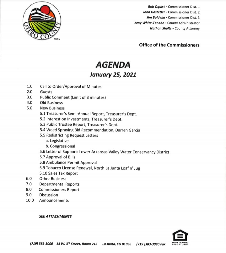 Otero County Commissioners Meeting seconews.org