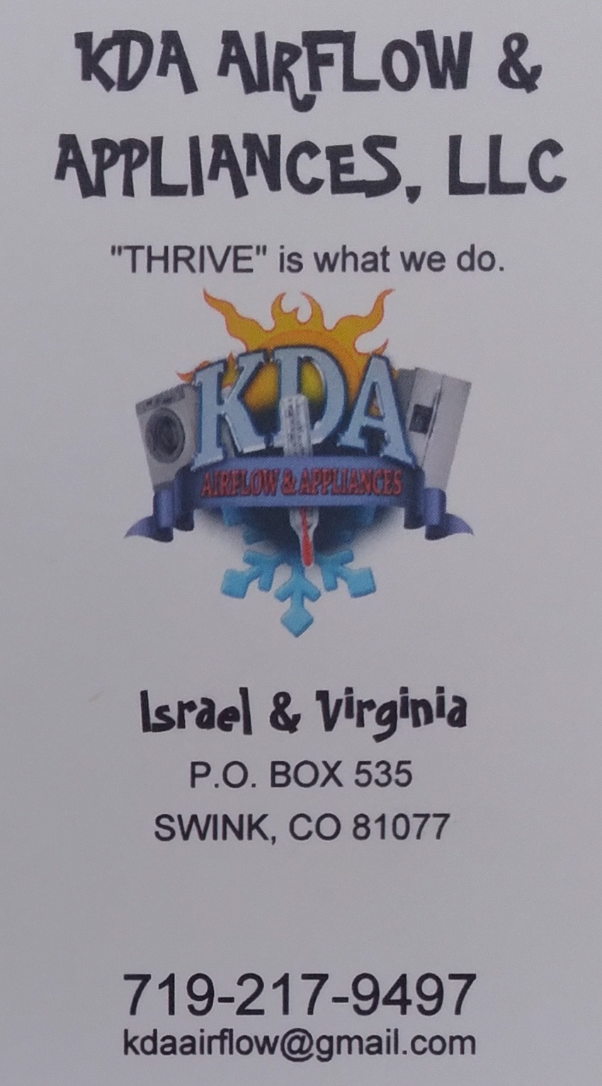 KDA Airflow Appliance Repair